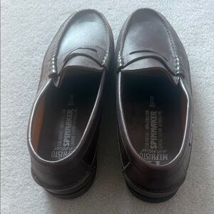 Mephisto Dark Brown Leather Loafers